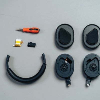 Irvine RCS recycled and repairable ANC wireless headphone