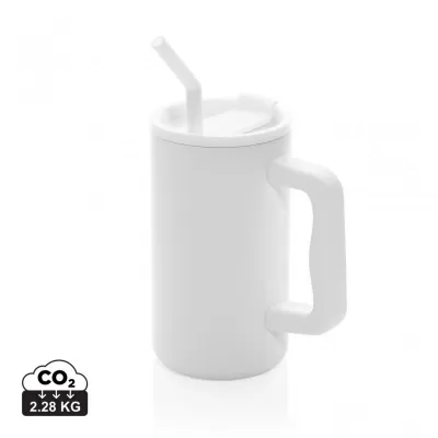 Cube RCS certified recycled steel mug 800ml