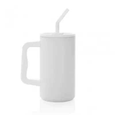 Cube RCS certified recycled steel mug 800ml