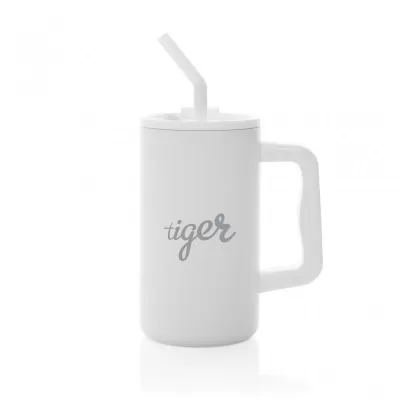 Cube RCS certified recycled steel mug 800ml