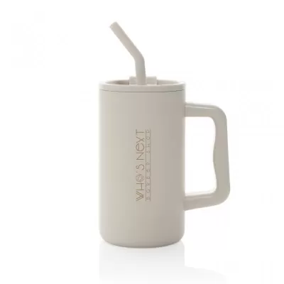 Cube RCS certified recycled steel mug 800ml