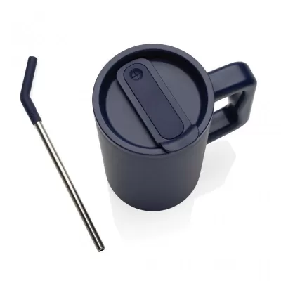 Cube RCS certified recycled steel mug 800ml