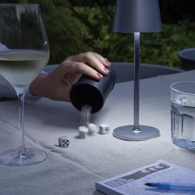 Zenic RCS recycled plastic USB re-chargable table lamp