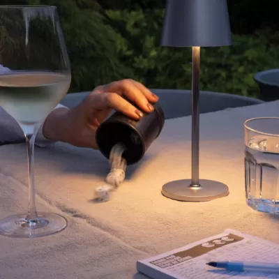 Zenic RCS recycled plastic USB re-chargable table lamp