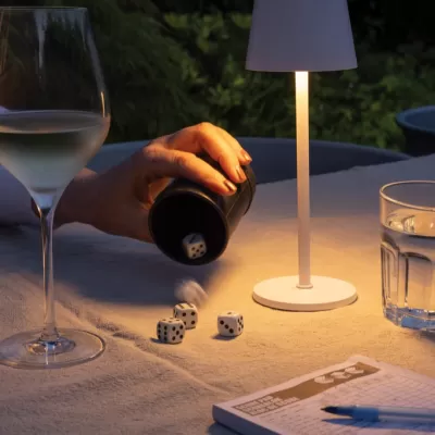 Zenic RCS recycled plastic USB re-chargable table lamp