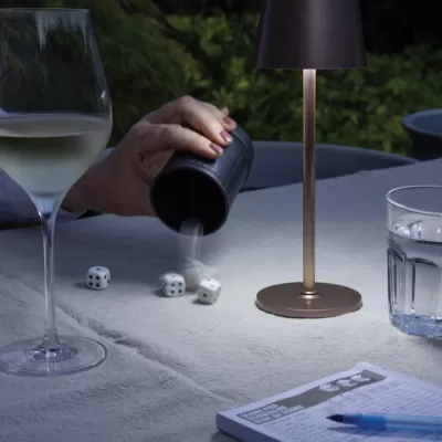 Zenic RCS recycled plastic USB re-chargable table lamp