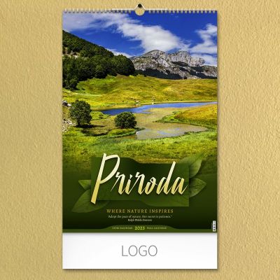 PRIRODA 01, zidni kalendar: 7 listova, dvomesečni