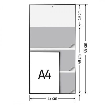 PRAVOSLAVNI 82, zidni kalendar: 3 x 12 listova, tromesečni, trodelni