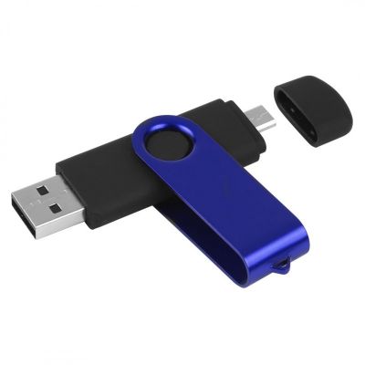 SMART OTG C, usb flash memorija, plavi, 32GB