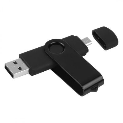 SMART OTG C, usb flash memorija, crni, 32GB