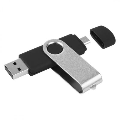 SMART OTG C, usb flash memorija, mat silver, 32GB