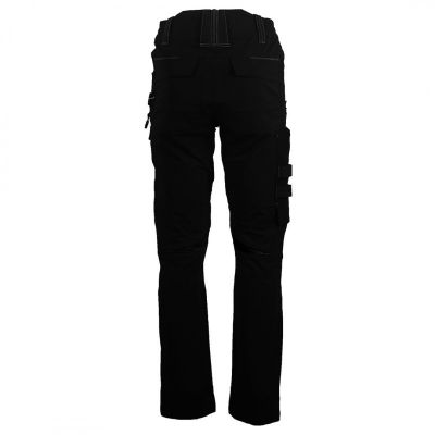 PANTHER PANTS W, elastične radne pantalone, crna