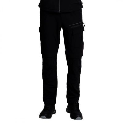 PANTHER PANTS W, elastične radne pantalone, crna