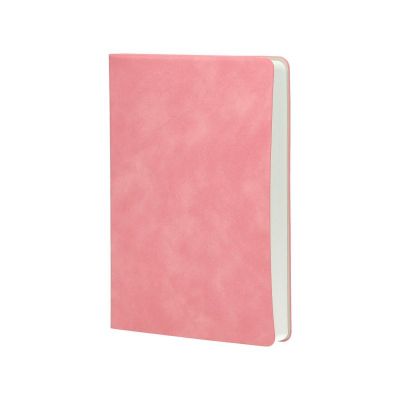 LIBERO, Notes B5 formata, listovi na tačkice, 176 listova u bloku sa plišanom koricom, pink